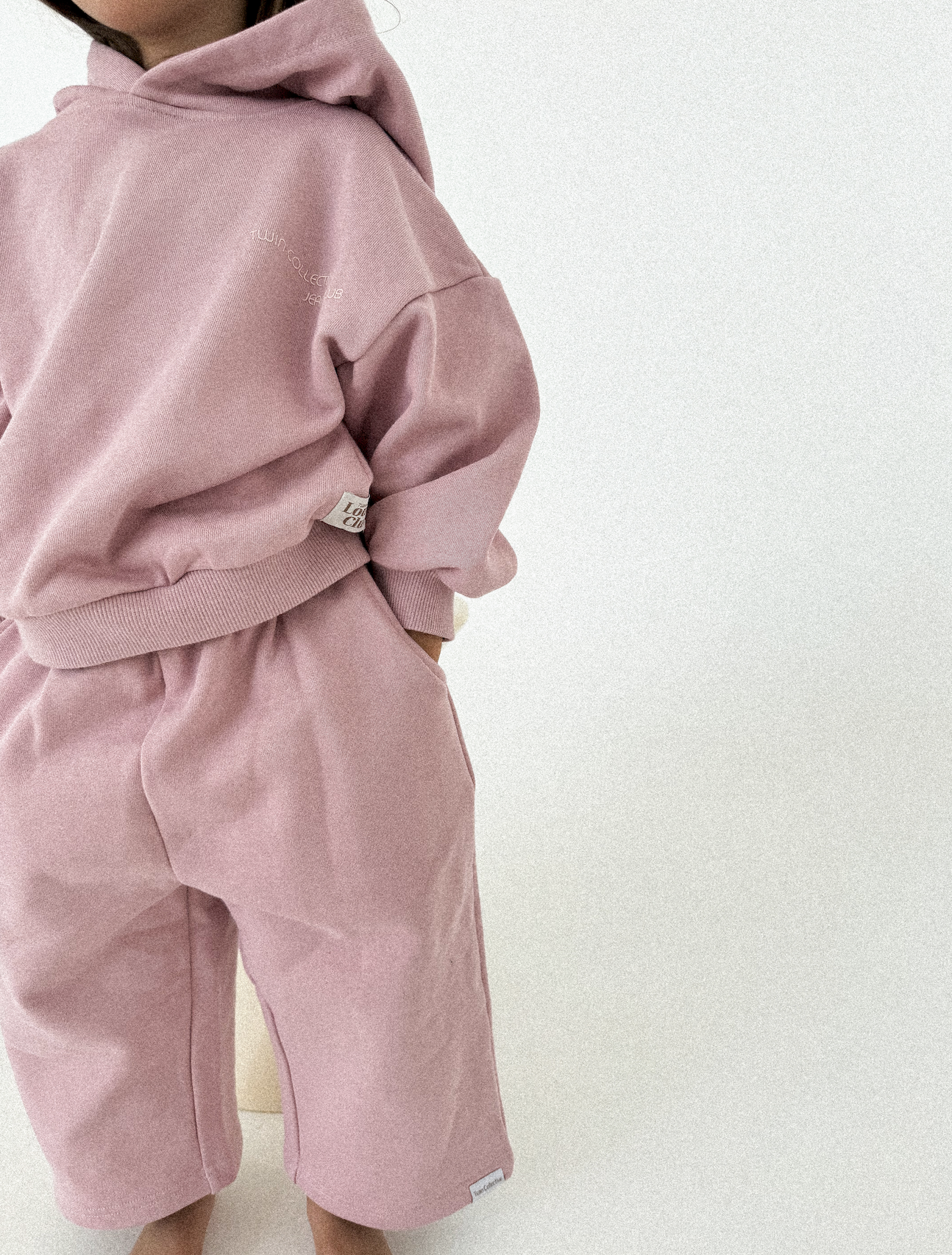 Logo Hoodie Set- Pink Haze