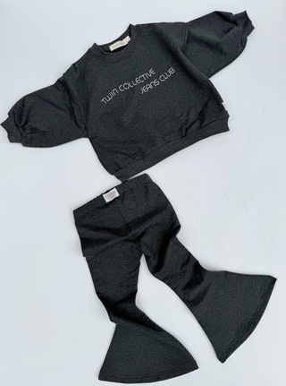 Wave Sweater - Black Marle