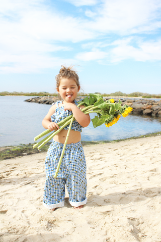 Bandeau Top - Sunflower Check
