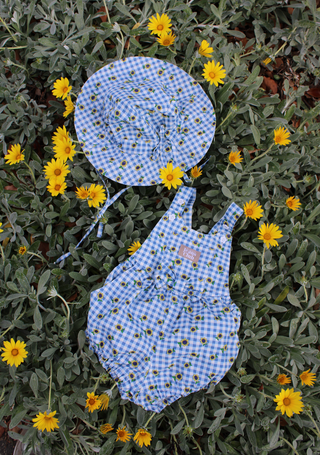 Bucket Hat - Sunflower Check