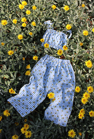 Peggy Pant - Sunflower Check