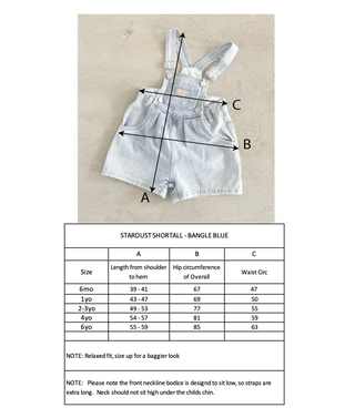 Stardust Shortall - Bangle Blue