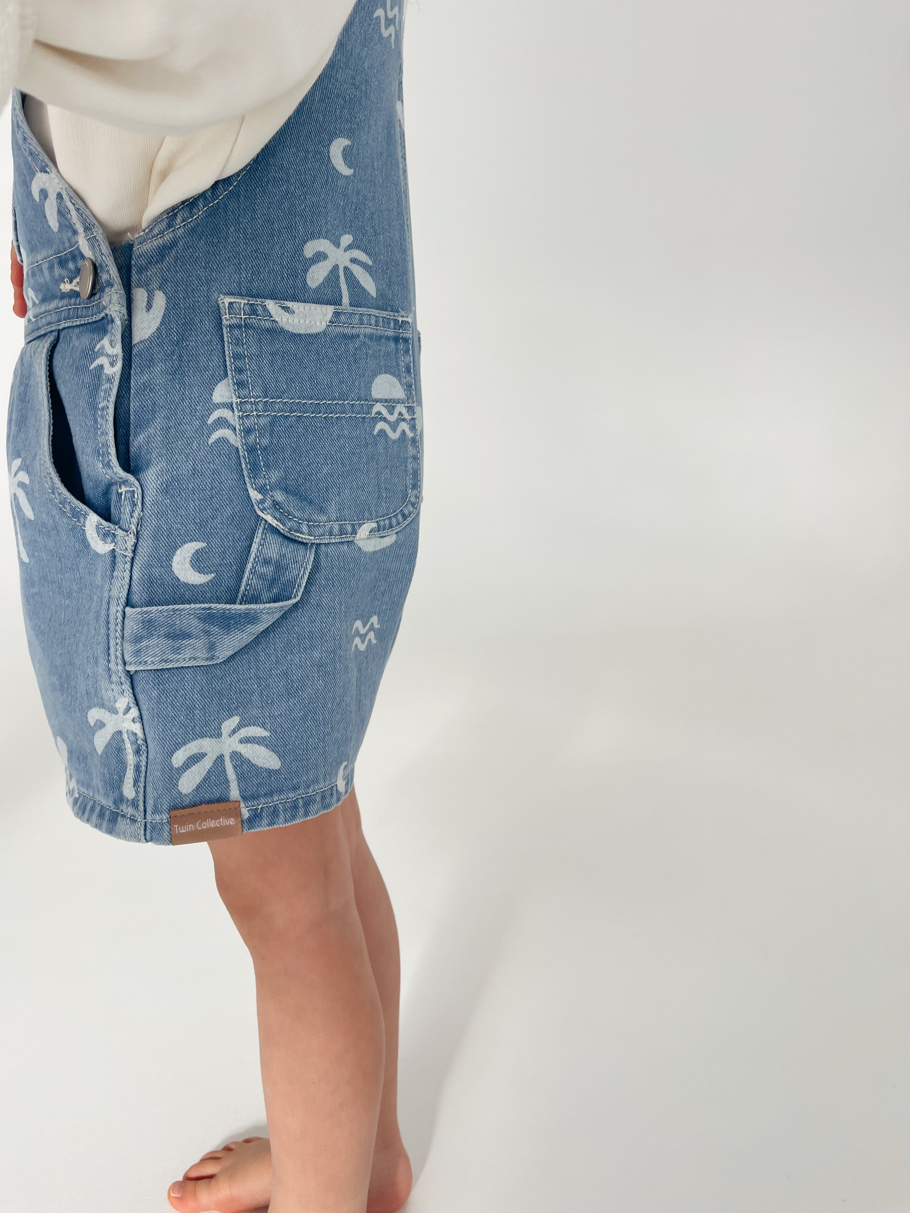 Carpenter Shortall - Cali Print Denim