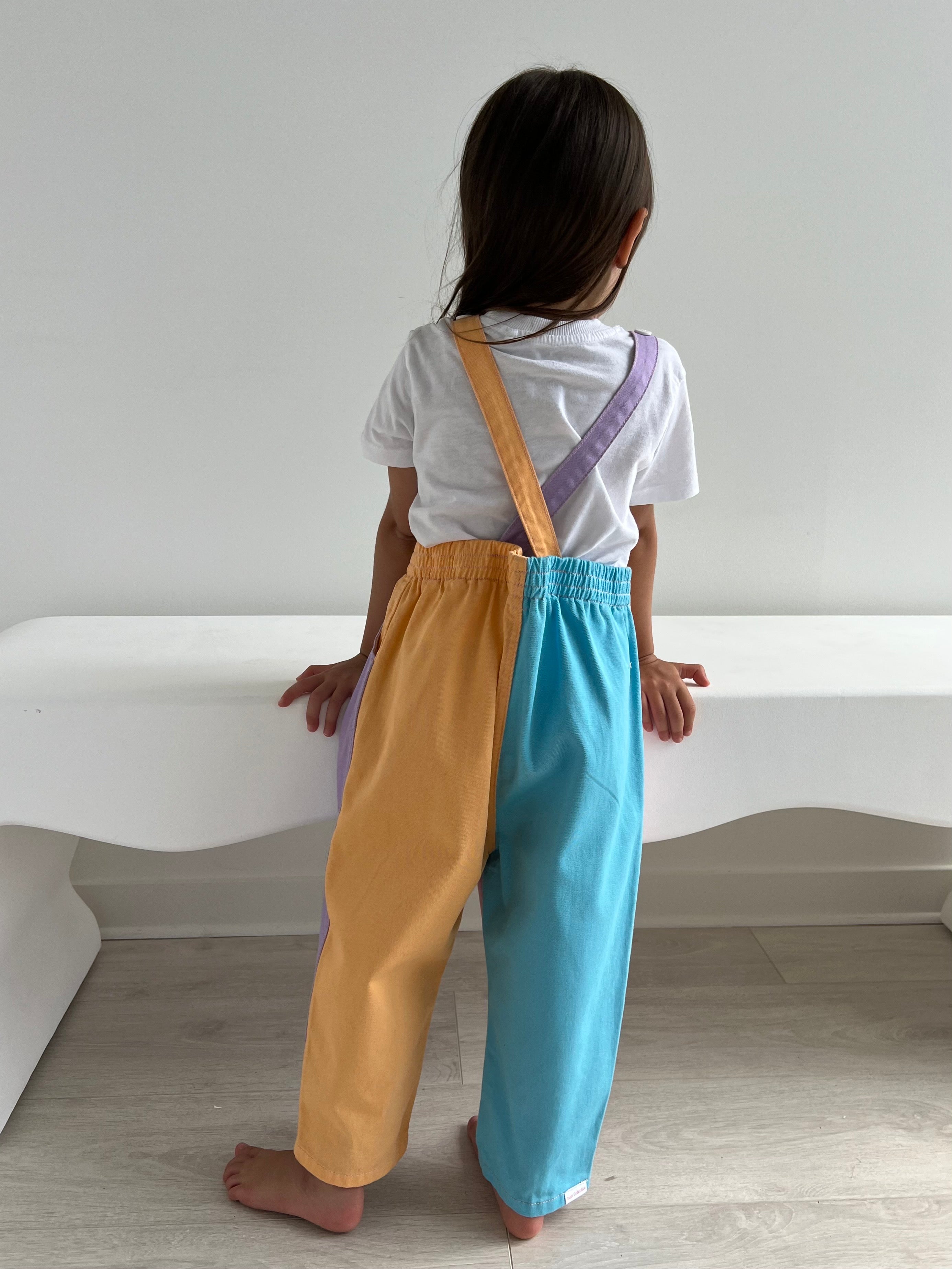 Bowie Bubble Overall -Colourblock