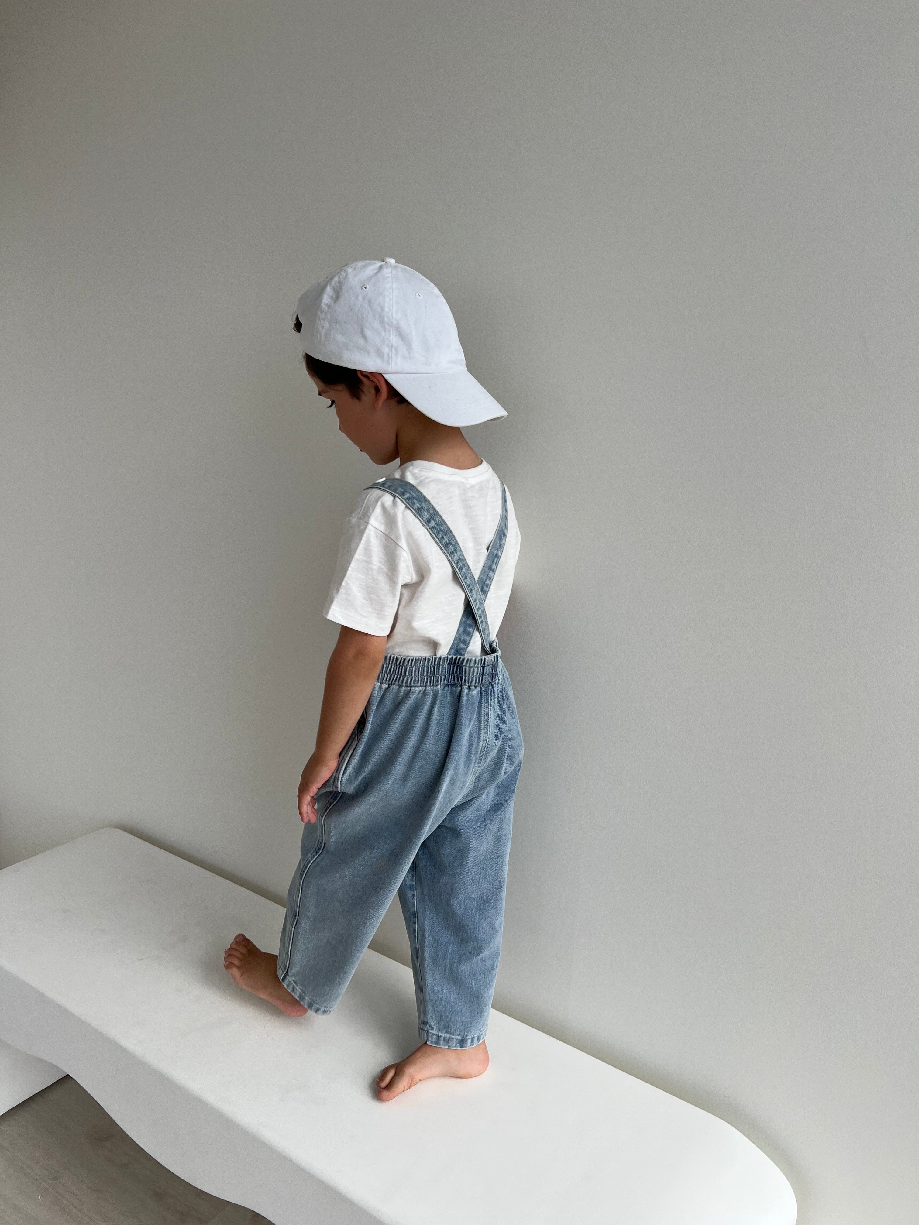 Bowie Bubble Overall - Fame Blue – Twin Collective Kids