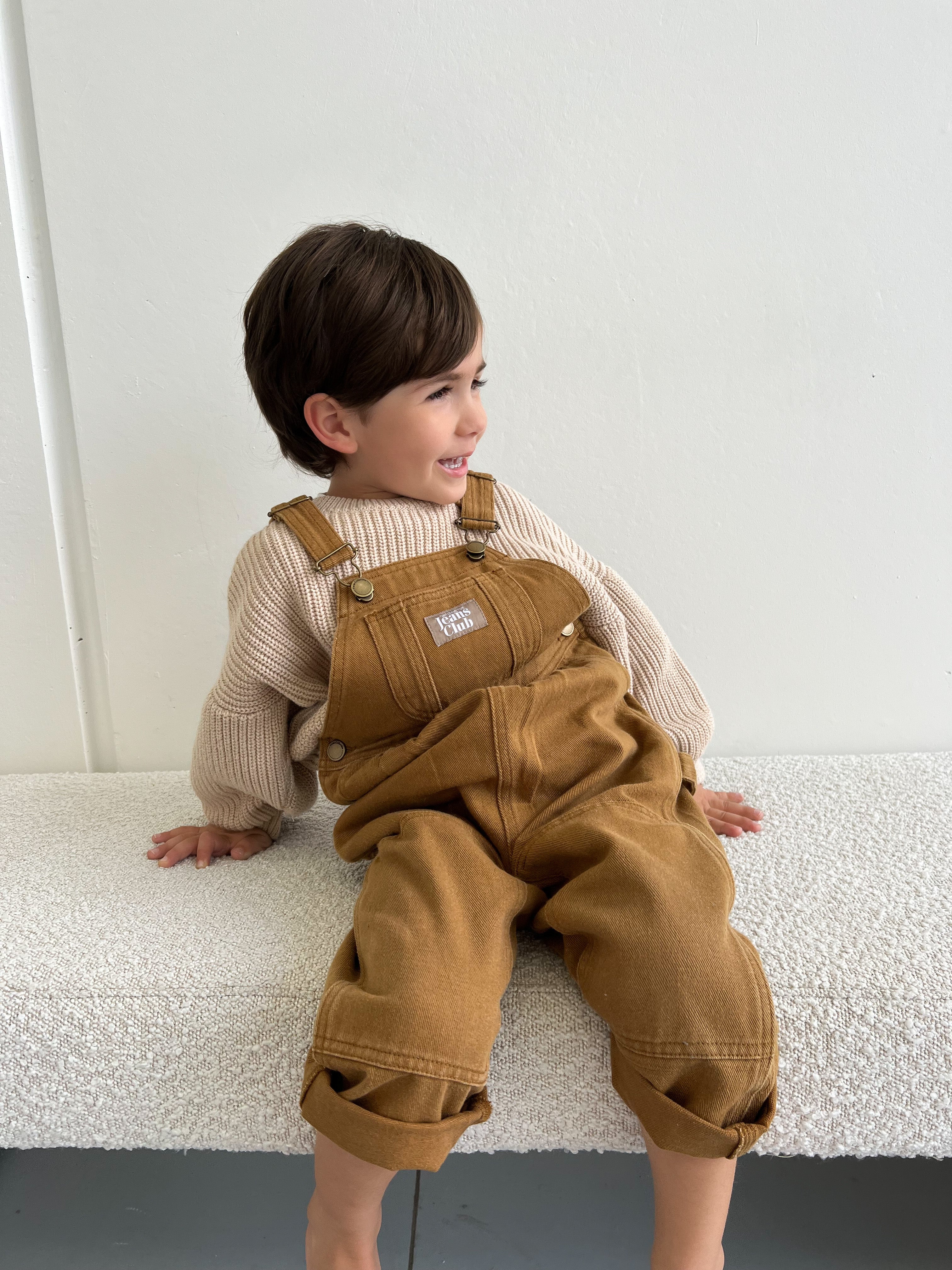 Carpenter Overall - Faded Tan – Twin Collective Kids