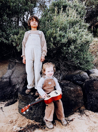 Teen Spirit Overall -Oak Brown Cord