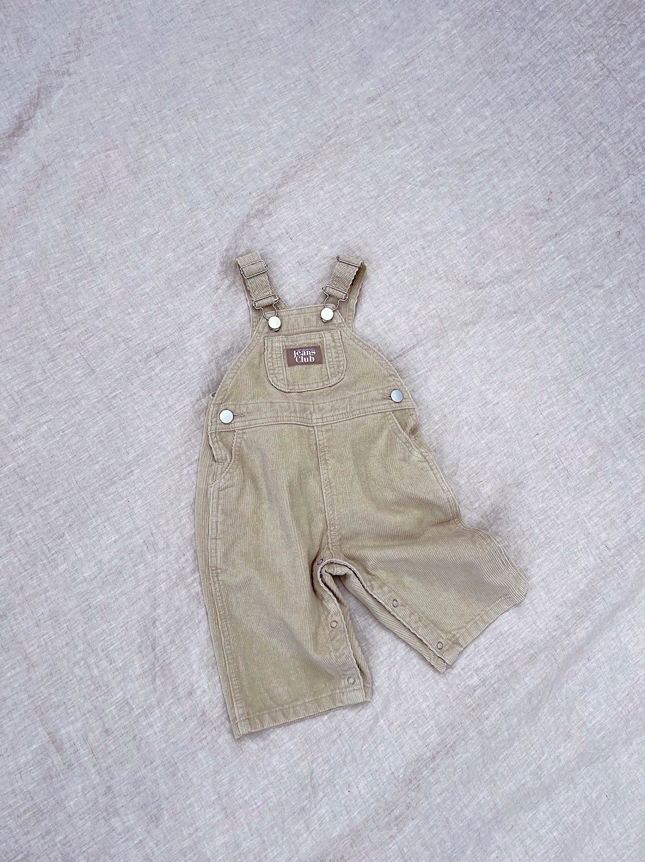 Teen Spirit Overall -Beige Cord