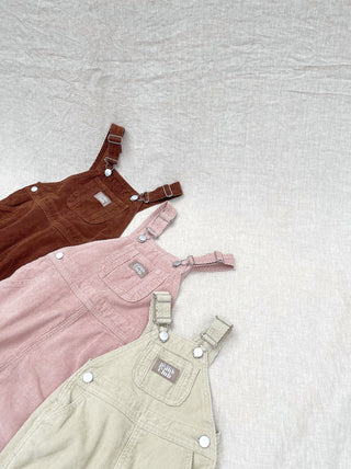 Teen Spirit Overall -Beige Cord