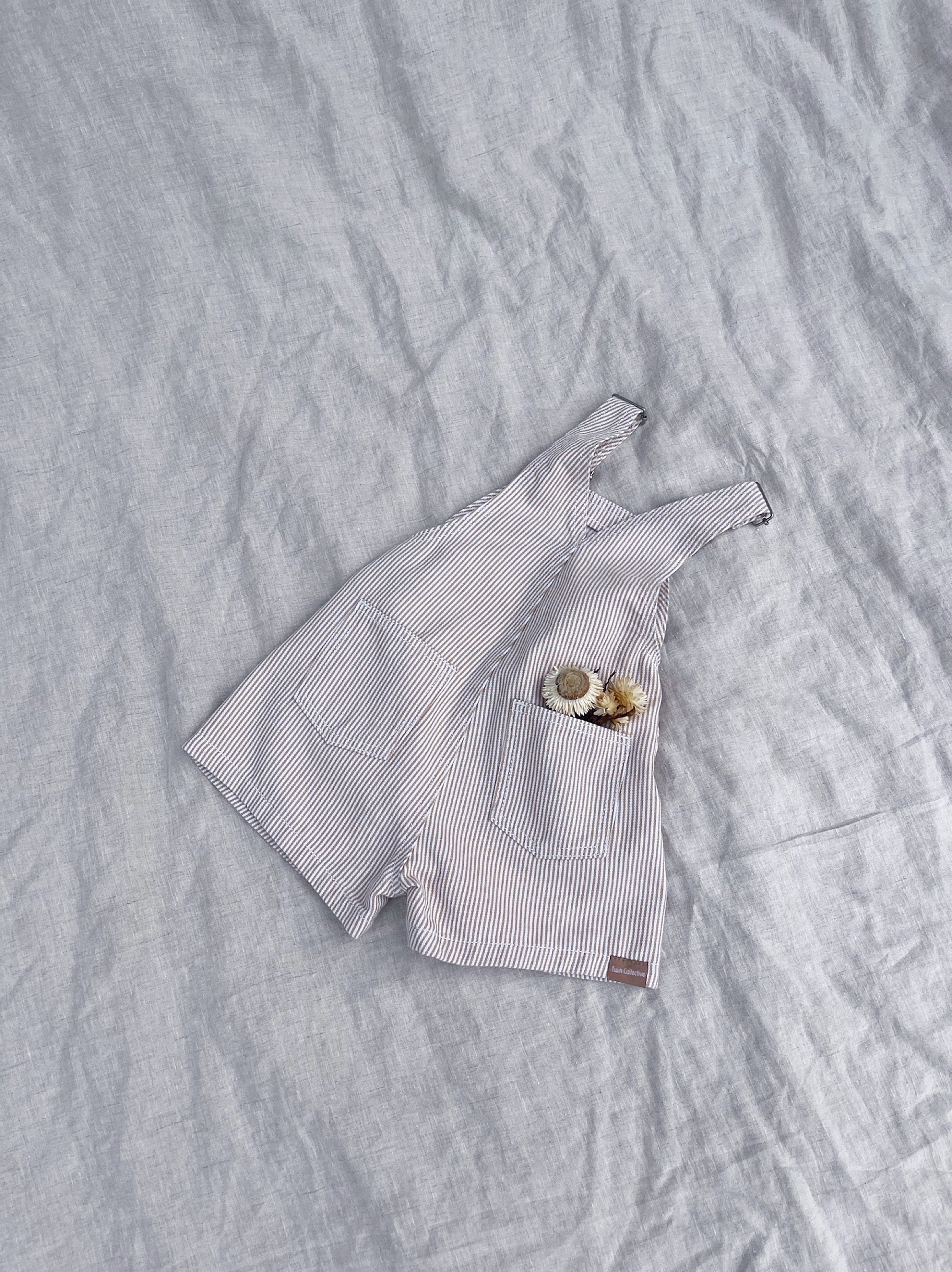 Parklife Shortall - Beige Stripe