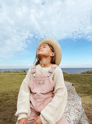 Teen Spirit Overall -Pink Cord
