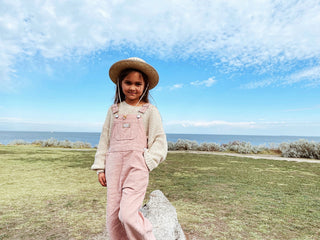 Teen Spirit Overall -Pink Cord