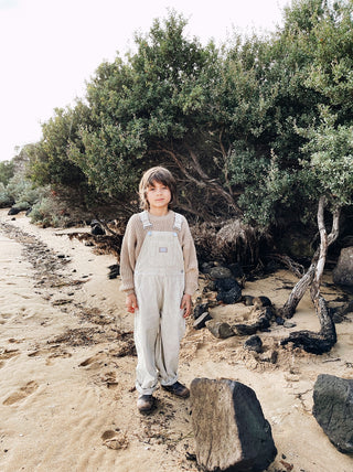 Teen Spirit Overall -Beige Cord