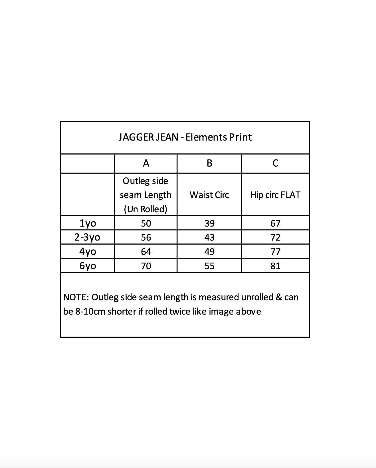 Jagger Jean - Organic Elements