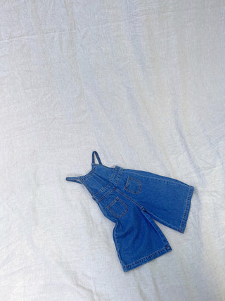 Jane Jumpsuit - Retro Blue - Size 10y Left
