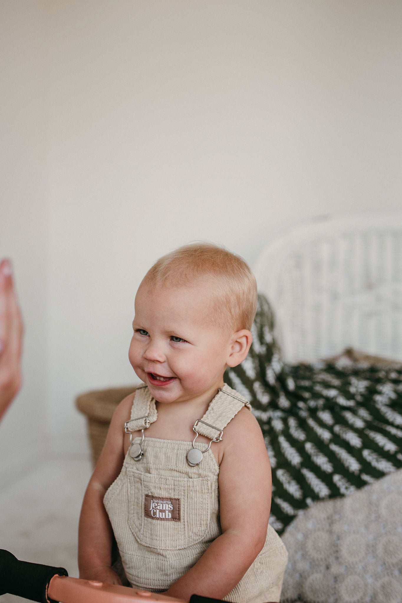 Teen Spirit Overall -Beige Cord