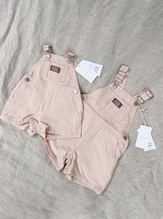 Parklife Overall - Cream Pink