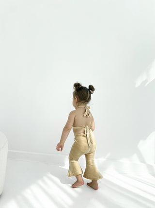 Velour Lounge Flare Set- Caramel- WOMENS Sizes ON SALE