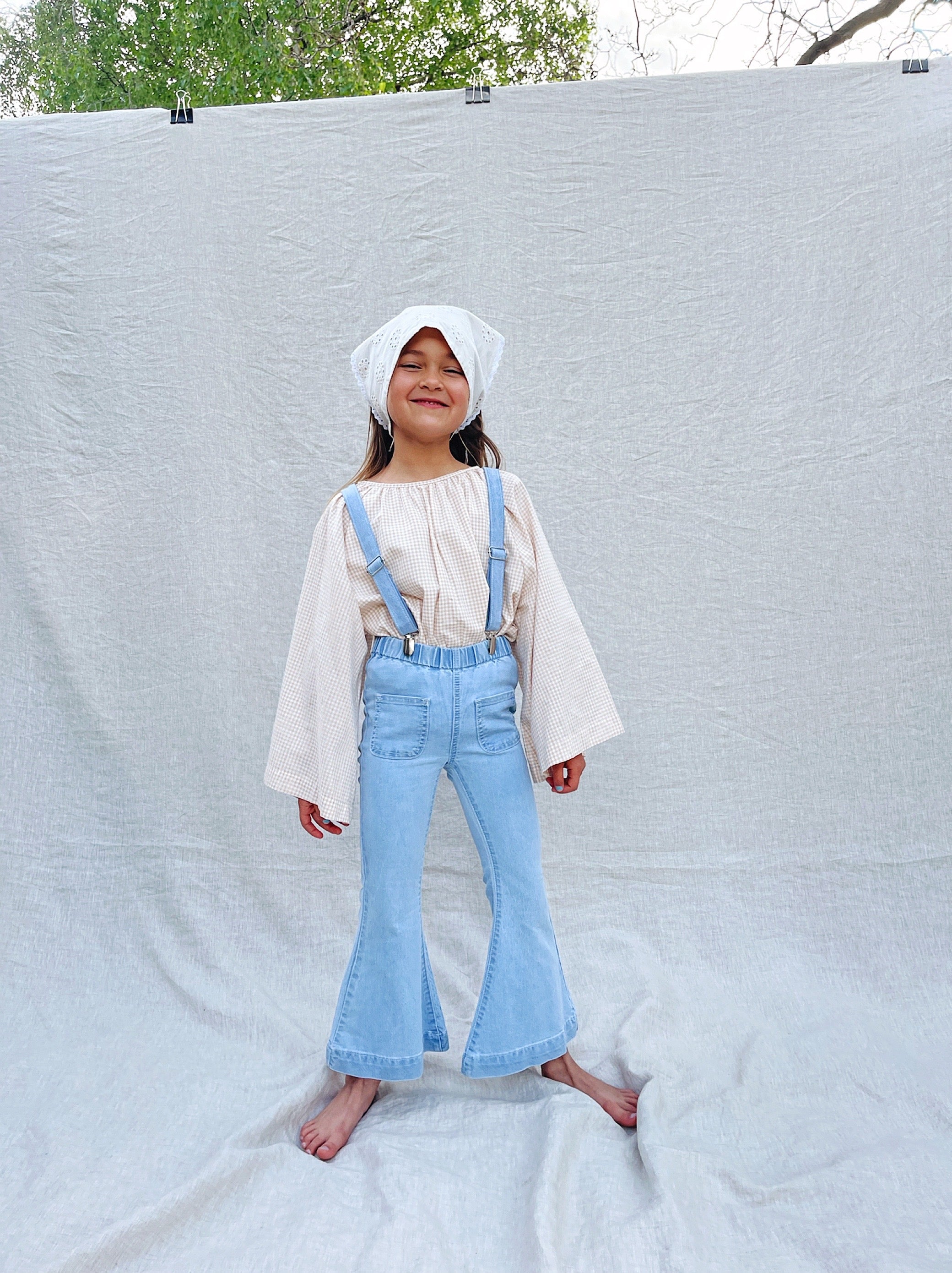 Farrah Flare Jean - Baby Blue-Size 12! – Twin Collective Kids