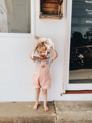 Parklife Overall - Cream Pink