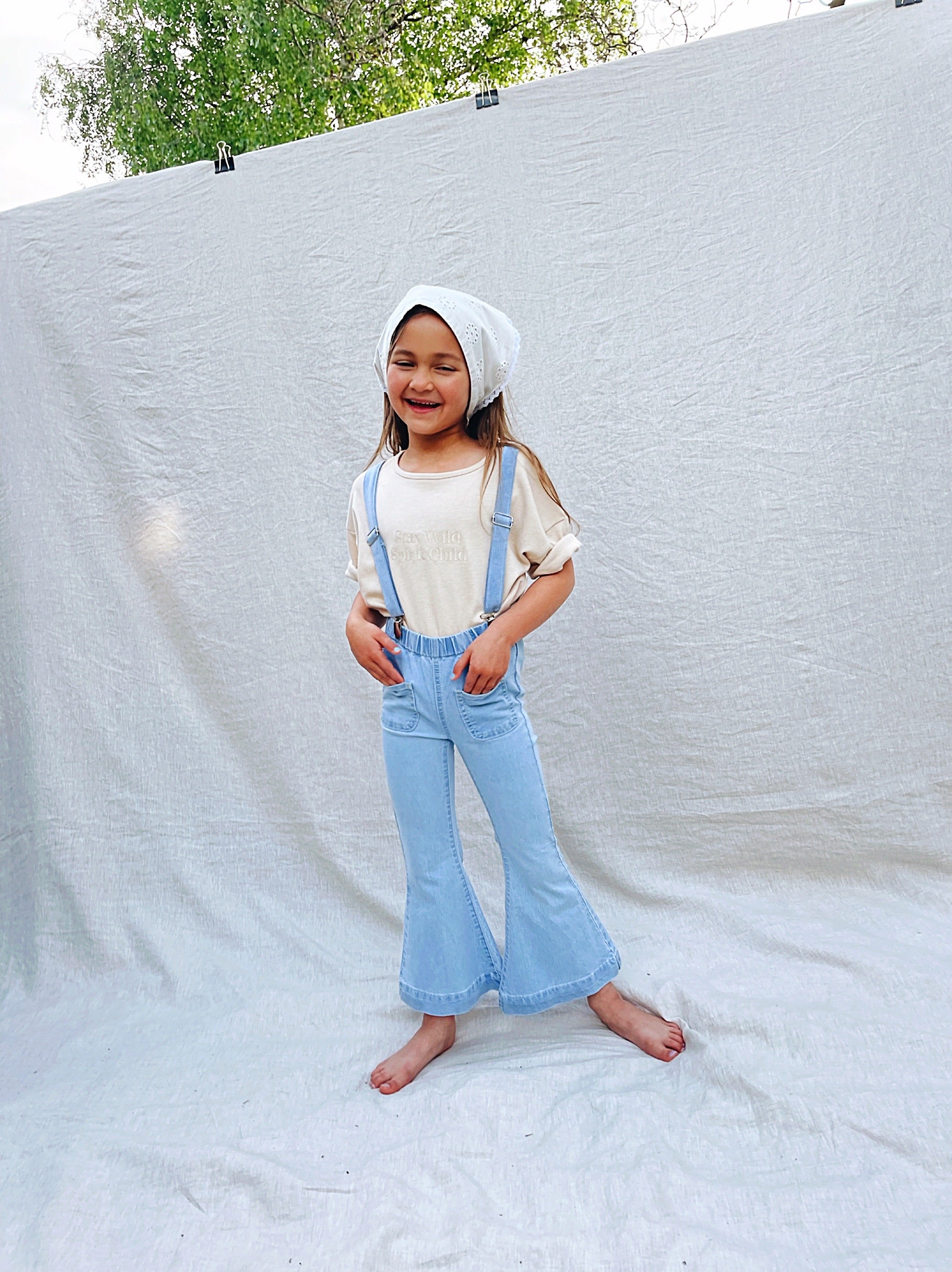 Farrah Flare Jean - Baby Blue-Size 12! – Twin Collective Kids