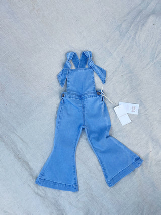 Farrah Flare Overall - Baby Blue