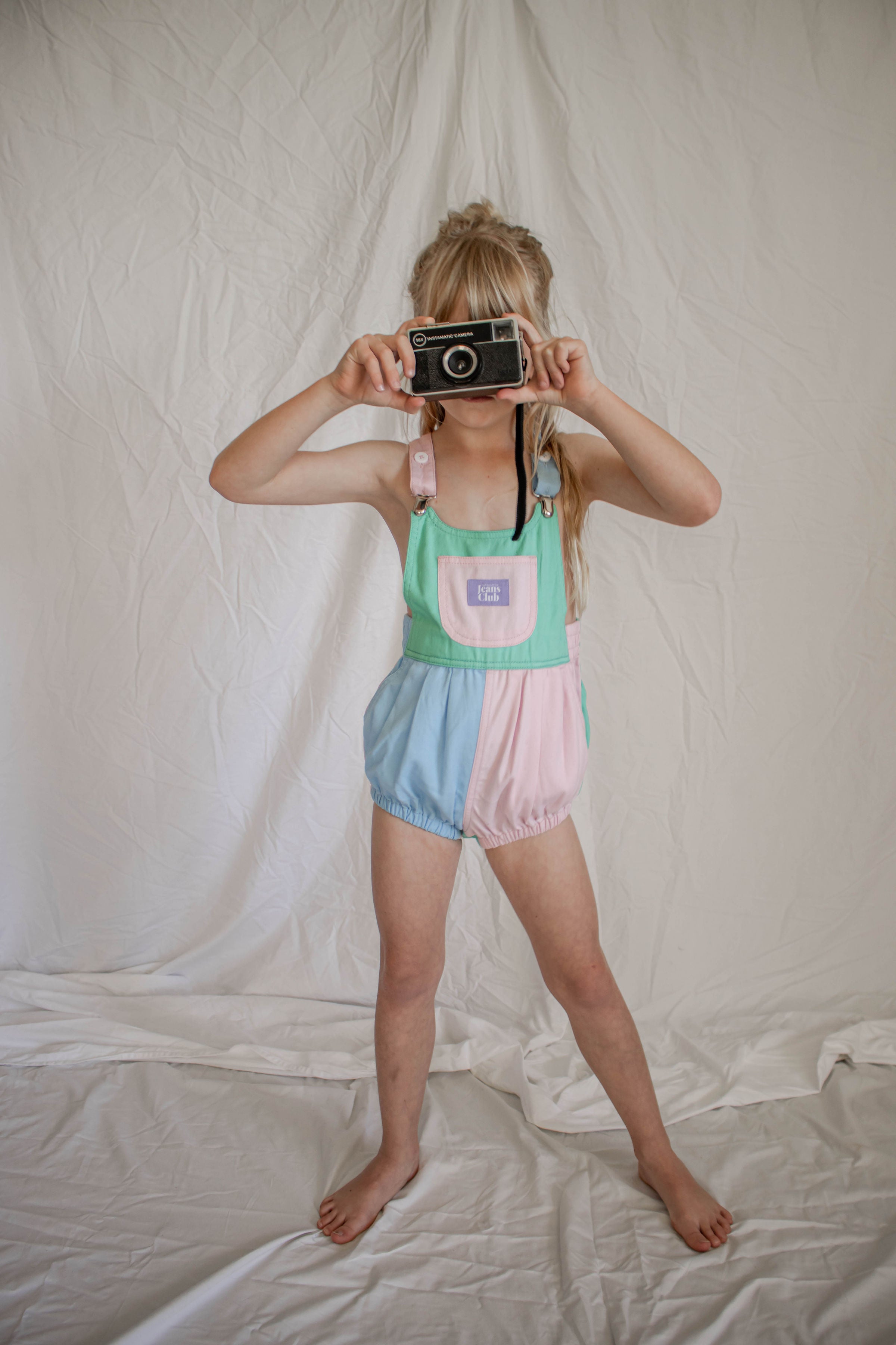 Bowie Bubble Romper - Colourblock