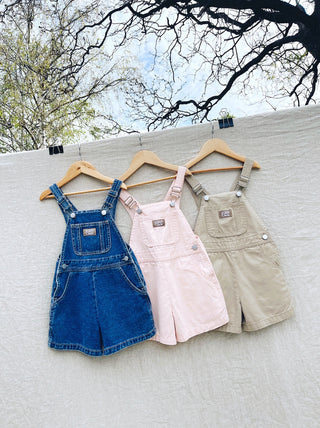 Parklife Overall - Cream Pink