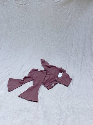 Lovecats Lounge Flare Set- Dried Plum- WOMENS Sizes ON SALE