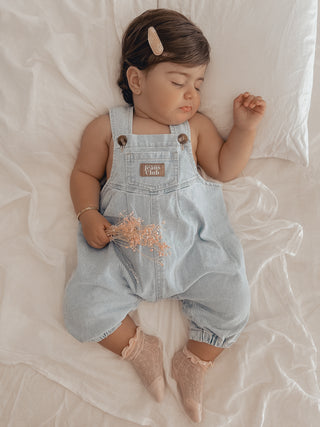 Baby Overall - Clear Blue